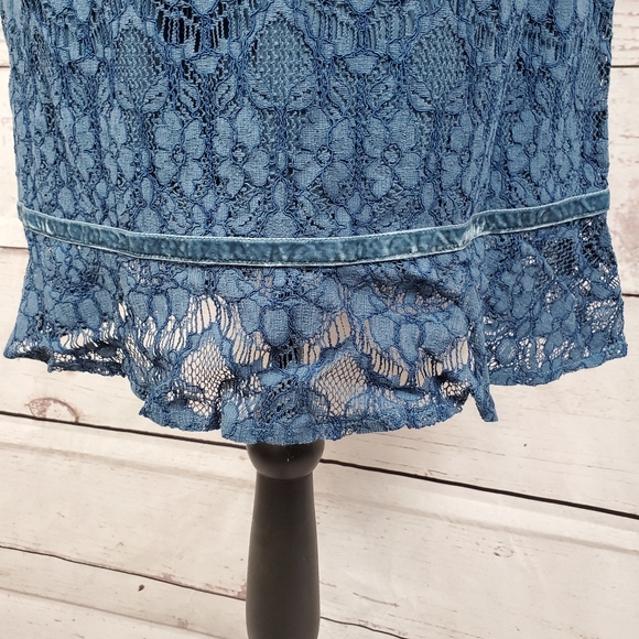 NWT Chelsea 28 halter lace navy sheath dress - Picture 4 of 12